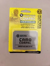 Load image into Gallery viewer, Hunter's Specialties Camo-Compac 4-Color Woodland Makeup Compact Kit w/Mirror
