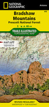 Load image into Gallery viewer, National Geographic Trails Illustrated AZ Bradshaw Mountains Prescott Map TI00000858
