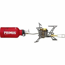 Load image into Gallery viewer, Primus Omni-Lite Ti Multi-Fuel Gas Stove w/Fuel Bottle, Windscreen & Stuff Sack