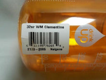 Load image into Gallery viewer, Nalgene Wide Mouth 32oz Loop Top Water Bottle Clementine w/Orange Lid BPA Free