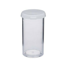 Load image into Gallery viewer, Multipurpose 2.2" T x 1" D 26ml Clear Plastic Vial / Bottle w/White Snap Cap