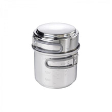 Load image into Gallery viewer, Esbit Alcohol Stove & Cookset w/Burner & 985ml Stainless Pot & Lid E-CS985ST