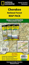 Load image into Gallery viewer, National Geographic Cherokee Nat Forest Map Pack Bundle TI01021243B