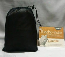 Load image into Gallery viewer, Equinox Terrapin Ultralite 1.1oz Sil-Nylon Rain Poncho w/Extension Red 58"x104"