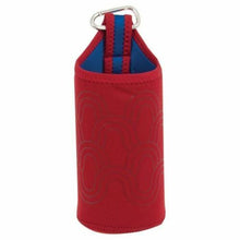 Load image into Gallery viewer, Nalgene Insulated Neoprene 32oz Bottle Sleeve/Carrier Red w/Loop & Carabiner