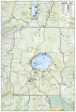 Load image into Gallery viewer, National Geographic Trails Illustrated Oregon Crater Lake National Park Map TI00000244