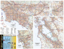 Load image into Gallery viewer, National Geographic Benchmark California CA Recreation Map BE0BENCARD