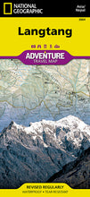Load image into Gallery viewer, National Geographic Adventure Map Langtang AD00003004