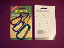 Load image into Gallery viewer, Coghlan's Multi-Pack Biners 5 Carabiners Backpacking Coghlans Model 0355
