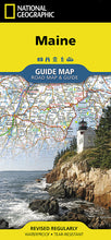 Load image into Gallery viewer, National Geographic Guide Map ME Maine Road Map & Travel Guide GM01020482