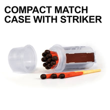 Load image into Gallery viewer, UCO Survival Stormproof Match Kit Clear Matchbox w/15 Waterproof Matches & Case