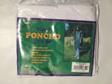 Load image into Gallery viewer, Liberty Mountain Waterproof Vinyl Rain Poncho White 52" x 80" Survival