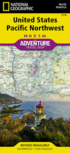 Load image into Gallery viewer, National Geographic Adventure Map US Pacific Northwest AD00003118