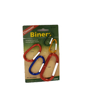 Load image into Gallery viewer, Coghlan's Multi-Pack Biners 5 Carabiners Backpacking Coghlans Model 0355