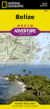 Load image into Gallery viewer, National Geographic Adventure Map Belize AD00003106