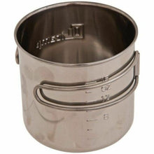Load image into Gallery viewer, Olicamp Space Saver Cup Stainless Steel Travel Mug 16 fl oz w/Fold Flat Handles
