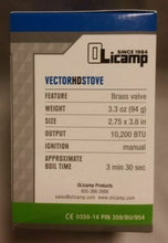 Load image into Gallery viewer, Olicamp Vector HD Butane Gas Canister Camp Stove - Heavy Duty & Lightweight