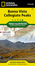 Load image into Gallery viewer, National Geographic Trails Illustrated Colo Buena Vista Collegiate Peaks Map TI00000129