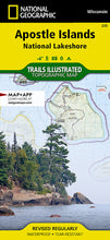 Load image into Gallery viewer, National Geographic WI Apostle Islands Ntl Lakeshore Trails Illustrated Map TI00000235