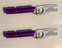 Load image into Gallery viewer, Liberty Mountain Small Aluminum Whistle Purple 1-Pack Emergency/Signal/Survival