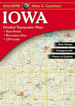Load image into Gallery viewer, Delorme Iowa IA Atlas & Gazetteer Map Newest Edition Topographic / Road Maps
