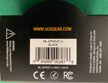 Load image into Gallery viewer, UCO Sprout Mini Lantern Black Rechargeable ML-SPROUT-Li