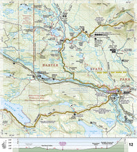 Load image into Gallery viewer, National Geographic TI Appalachian Trail ME Pleasant Pond to Katahdin Map TI00001513