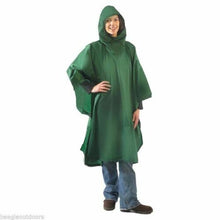 Load image into Gallery viewer, Equinox Terrapin Ultralite 1.1oz Sil-Nylon Rain Poncho w/Extension Red 58"x104"