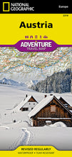 Load image into Gallery viewer, National Geographic Adventure Map Austria Europe AD00003319