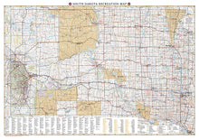 Load image into Gallery viewer, National Geographic Benchmark South Dakota SD Recreation Map BE0BENSDRM
