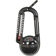 Load image into Gallery viewer, Sun TempaComp Thermometer Compass Carabiner Key Ring Temperature Biner 815