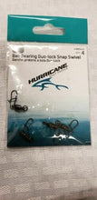 Load image into Gallery viewer, Hurricane Ball Bearing Duo-Lock Snap Swivel Size 2 - w/Interlocking Snap 4-Pack