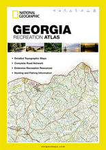 Load image into Gallery viewer, National Geographic Georgia GA Recreation Atlas Map Road & Topo Maps ST01020700