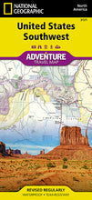 Load image into Gallery viewer, National Geographic Adventure Map US Southwest AD00003121