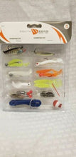 Load image into Gallery viewer, South Bend Fishing 47-Piece Gamefish Lure Kit w/ Hooks Sinkers Swivels Stringer