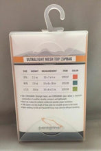 Load image into Gallery viewer, Peregrine Ultralight Mesh-Top Large Zipbag Storage Bag / Sack Green 329199