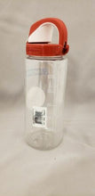 Load image into Gallery viewer, Nalgene Atlantis Wide Mouth 20oz Water Bottle Clear w/Red OTF Cap - BPA Free