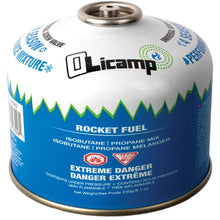 Load image into Gallery viewer, Olicamp Rocket Fuel Iso-Butane/Propane Blend All-Weather 230g (8.1 oz) Canister
