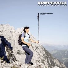 Load image into Gallery viewer, Komperdell Carbon C3 Pro Power Lock Trekking Poles 1-Pair w/Straps &amp; Baskets
