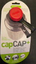 Load image into Gallery viewer, Human Gear CapCAP+ Narrow &amp; Wide Mouth Bottle Cap Nalgene CamelBak Red/Gray HG0520-RED

