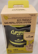 Load image into Gallery viewer, Kovea Alpine EZ-ECO 1L Pot/Lid &amp; Refillable Gas Stove System w/Bag
