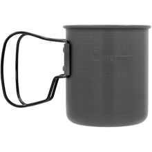Load image into Gallery viewer, Olicamp Space Saver Mug Black &amp; Nalgene 32oz Wide Mouth Gray/Blue Water Bottle Combo
