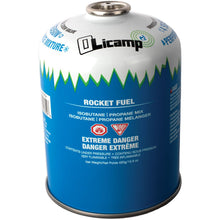 Load image into Gallery viewer, Olicamp Rocket Fuel Iso-Butane/Propane Blend All-Weather 450g (15.8 oz) Canister
