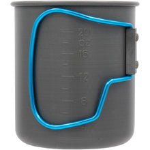 Load image into Gallery viewer, Olicamp Space Saver Mug Blue &amp; Nalgene 32oz Wide Mouth Slate Blue Water Bottle Combo
