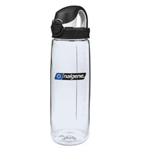 Load image into Gallery viewer, Nalgene Sustain OTF On-The-Fly 24 oz Bottle Clear w/Black Cap
