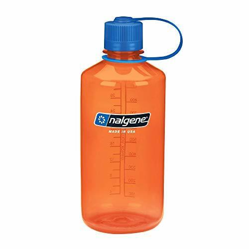 Nalgene Narrow Mouth Sustain 32 oz Bottle Orange w/Blue Cap