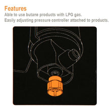 Load image into Gallery viewer, Kovea LPG Brass Adapter - Iso-Butane Canister to Propane Tank Converter
