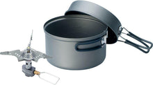 Load image into Gallery viewer, Kovea Solo Lite Hard Anodized Pot/Supalite Stove Set w/Fry Pan, Folding Handles
