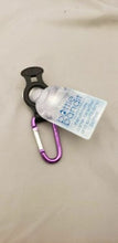 Load image into Gallery viewer, Bison Designs Bottle Bandit Bottled Water Carrier w/6cm Purple Carabiner
