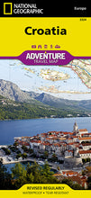 Load image into Gallery viewer, National Geographic Adventure Map Croatia Europe AD00003324
